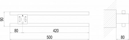 Полка Электро П2 ПРОФ 500х90 NEW Санкт-Петербург - фото 4